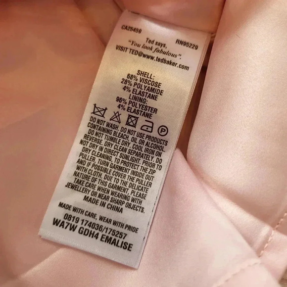 Ted Baker EMALISE Embroidered Skater Eyelet Lace Cutout Babydoll Dress(4)USA(10) - Picture 15 of 16